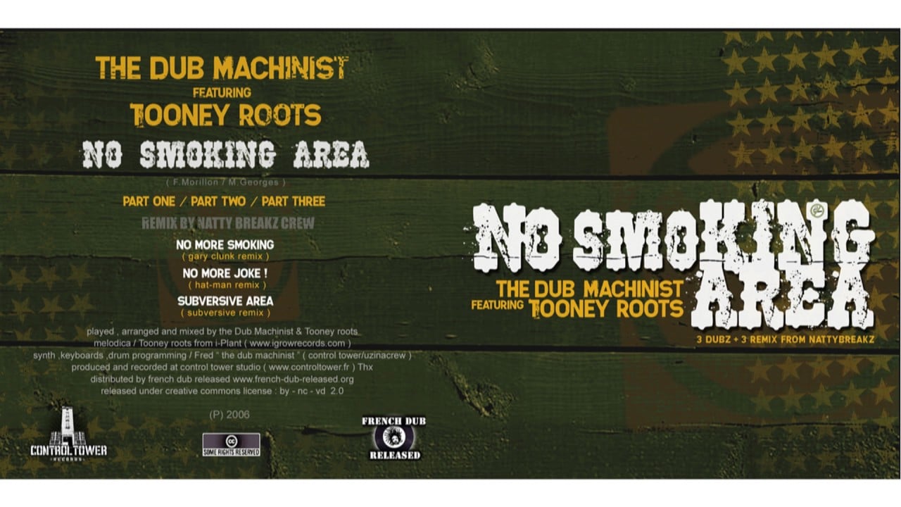 Photo of The Dub Machinist feat. I-plant – No Smoking Area  [FULL EP – FDR]