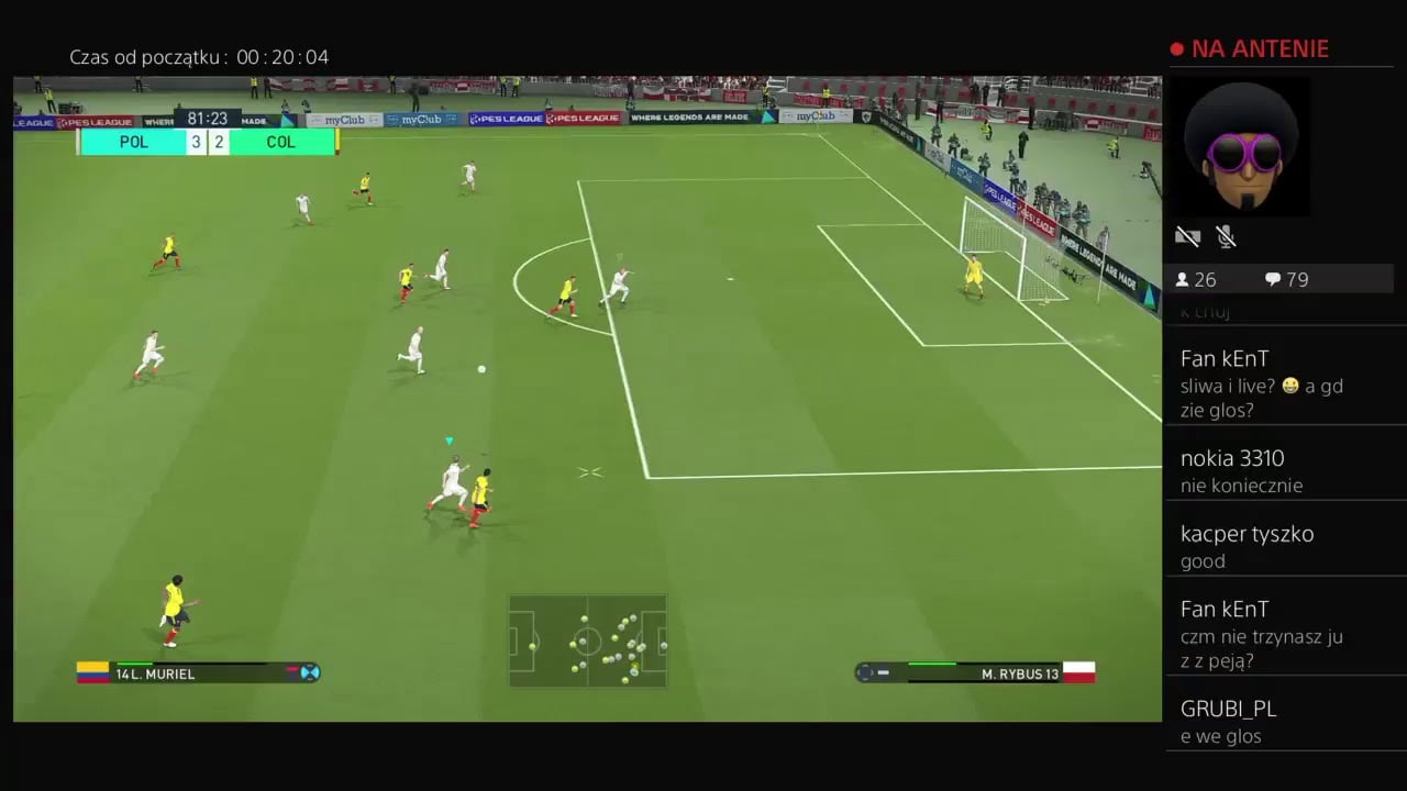 Photo of Polska – Kolumbia PES18 PS4 Śliwa