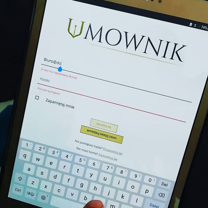 Photo of Właśnie testujemy aplikację UMOWNIK. Chy…