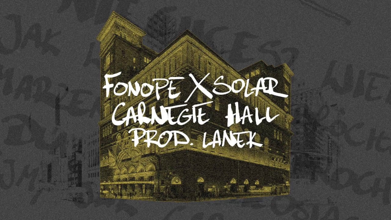 Photo of FONOPE ╳ SOLAR – CARNEGIE HALL (prod. LANEK)