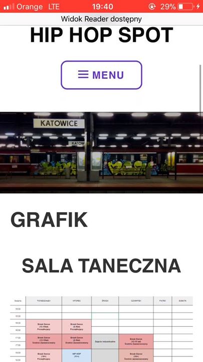 Photo of Nowy grafik zajęć w Hip Hop Spot 

Nowoś…