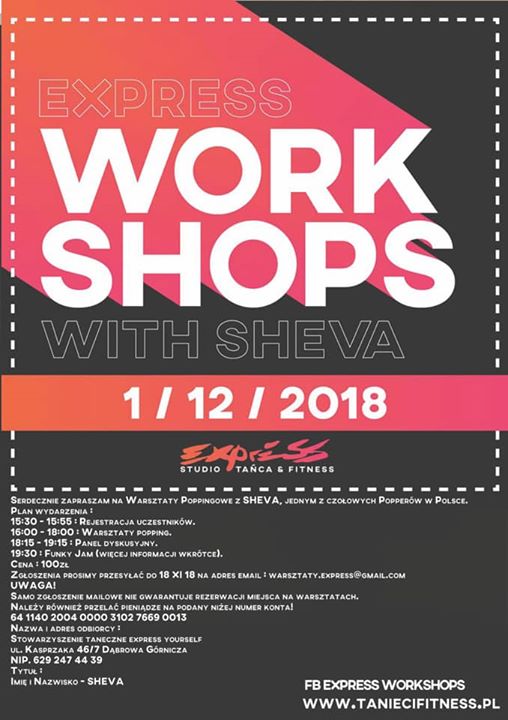 Photo of Warsztaty Poppingowe w szkole tańca Expr…