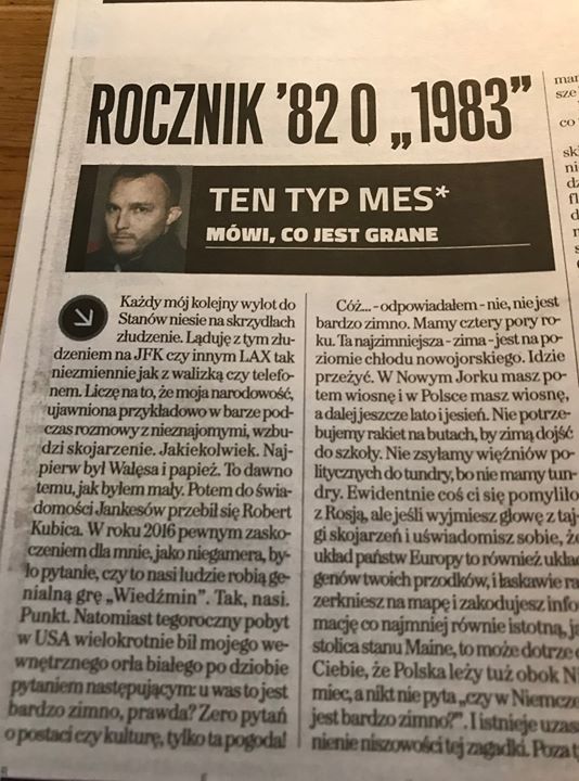 Photo of Ten Typ Mes na temat serialu „1983” w Co…