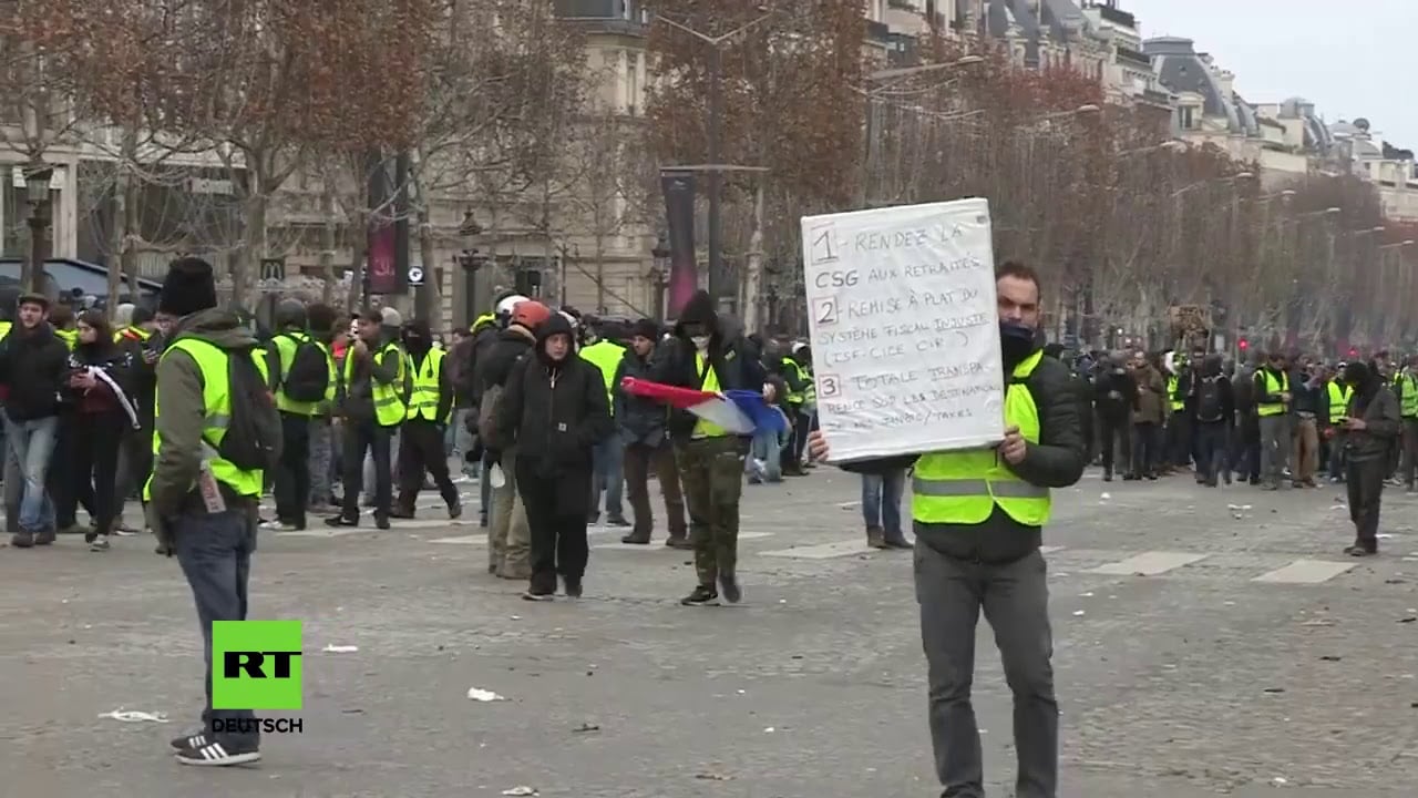 Photo of LIVE: Protest der #Gelbwesten in Paris geht weiter – Kamera 1