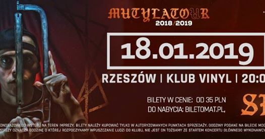 Photo of Uwaga zmiana terminu!!! Słoń • Mutylator • Rzeszów