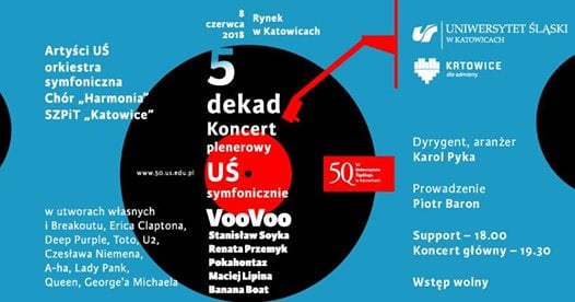 Photo of Koncert z okazji 50-lecia Uniwersytetu Śląskiego