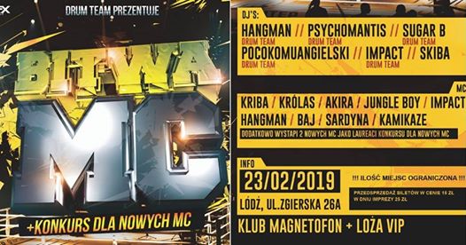 Photo of 23.02.2019 – Bitwa MC – 100% DNB