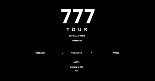 Photo of Zmiana Daty / Zeamsone / 777 TOUR / Rzeszów