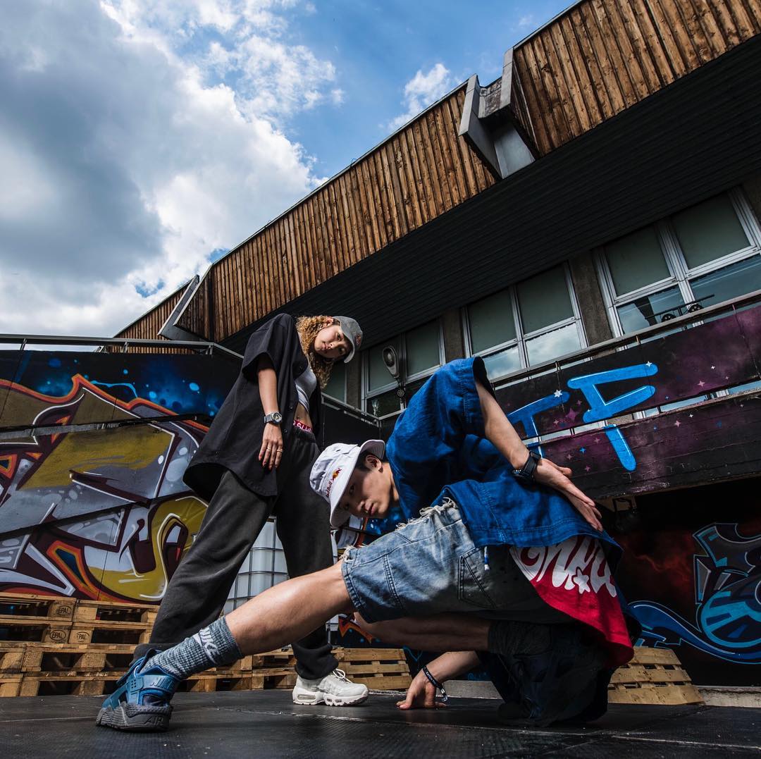 Photo of mood @bboywing & @kyoka_rushball exc…