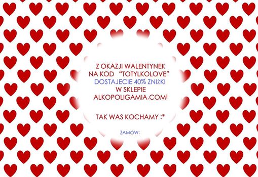 Photo of Z okazji Walentynek na kod „TOTYLKOLOVE”…
