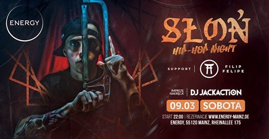 Photo of Koncert • SŁOŃ • Hip – Hop Night w Energy Club Mainz