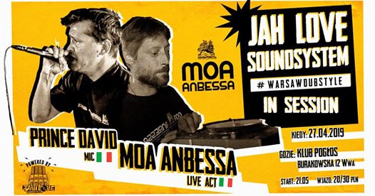 Photo of Jah Love Soundsystem in session feat. Moa Anbessa & Prince David