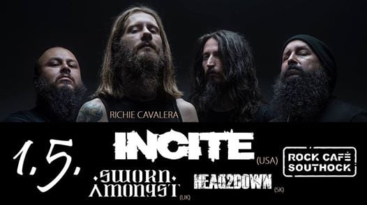Photo of Incite with Richie Cavalera & Sworn Amongst & Head2down
