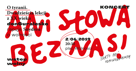 Photo of ANI SŁOWA BEZ NAS! donGURALesko rapuje Snydera o wolności