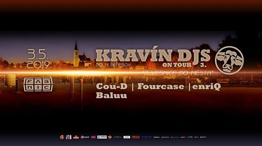 Photo of Kravín DJs on tour @Fabric 3-5-2019