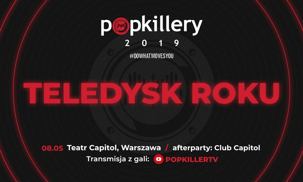 Photo of Teledysk Roku 2018 – zagłosuj (Popkillery 2019) | Popkiller