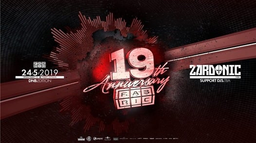 Photo of 19th Anniversary w/ Zardonic (VE) @Fabric 24-5-2019