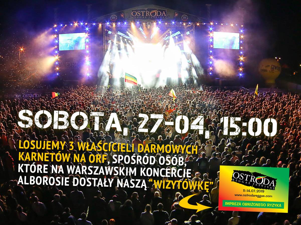 Photo of Chodźcie na koncerty reggae! ORF pozytyw…