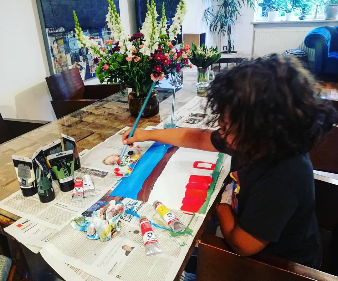 Photo of Solidarity of arts in the morning.