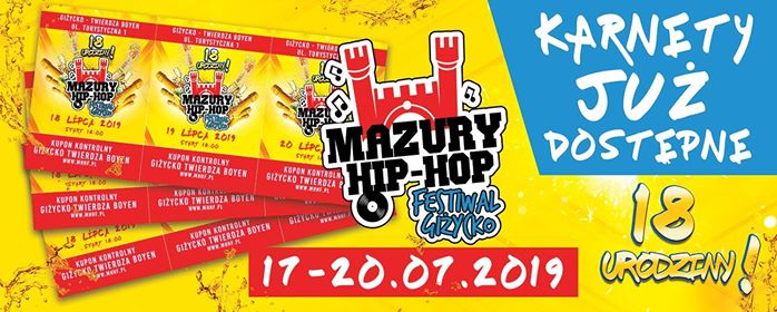 Photo of XVIII-ta Edycja Mazury Hip Hop Festiwal 2019