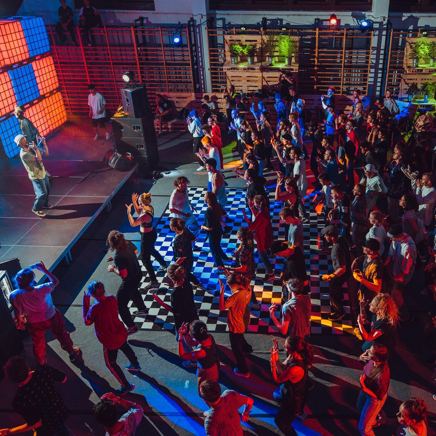 Photo of Party Rock Class as a warm up to the rea…