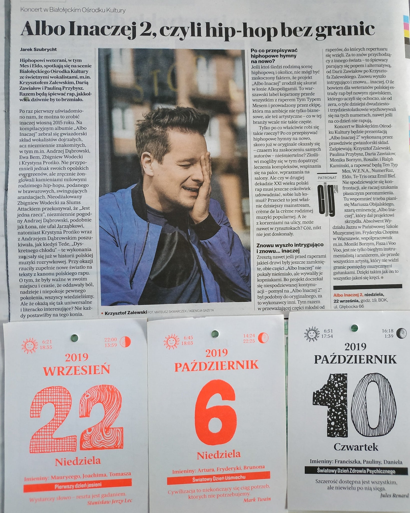 Photo of Do poczytania w sobotę. Artykuł Jarka Sz…