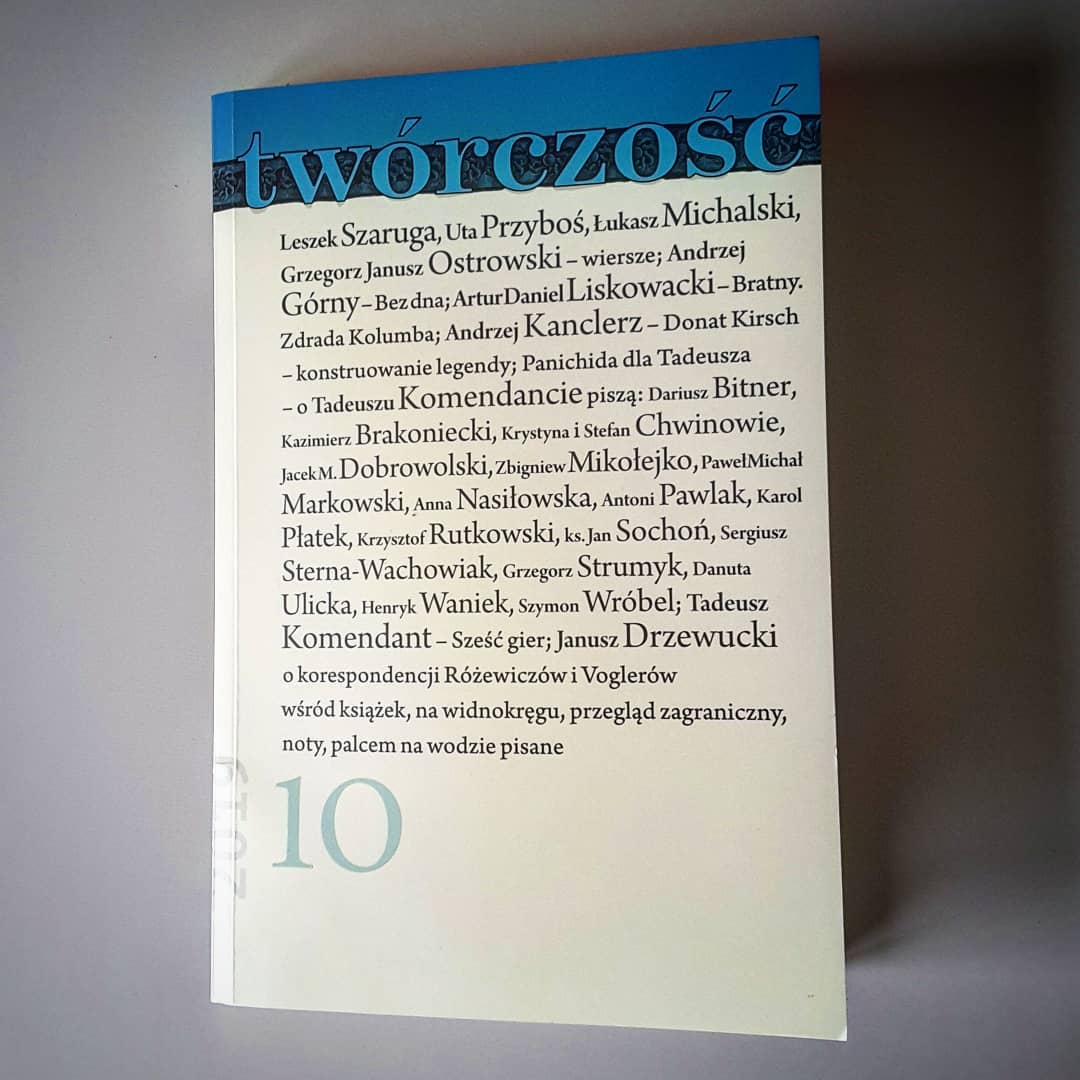 Photo of A w najnowszym numerze Twórczości fragme…