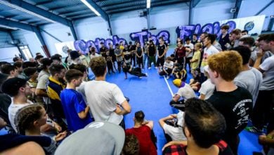 Photo of Lil Zoo sharing his knowlegde in cypher …