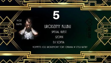 Photo of Szopix, Soina / 5 Urodziny Klubu / Gatsby Party