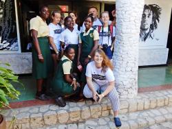Photo of Students from Poland, Ocho Rios High share experiences