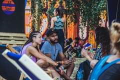 Photo of Deep talks @ CTF chill zone #catchthefla…