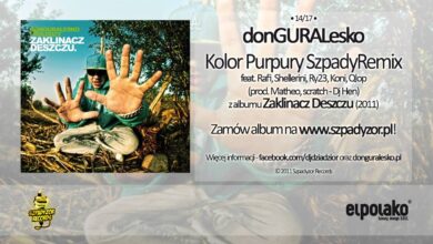 Photo of 14. donGURALesko – Kolor Purpury Szpadyremix feat. Rafi, Shellerini, RY23, Koni, Qlop (prod. Matheo)