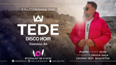 Photo of Koncert TEDE / Piątek 9.10 WoW Club / Białystok