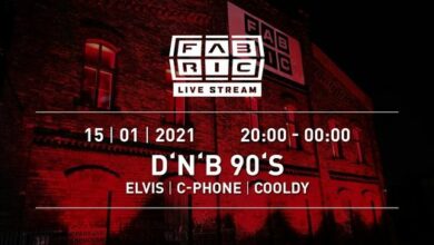 Photo of D'n'B' 90's @Fabric Live Stream