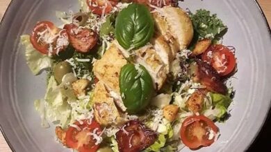 Photo of W naszym menu są także sałatki. Tutaj sa…