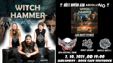 Photo of WITCH HAMMER – křest alba ABSOLUTNO