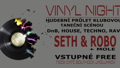 Photo of VINYL NIGHT – SETH, ROBO & MOLE / VSTUP FREE/ Rokac Jablunkov