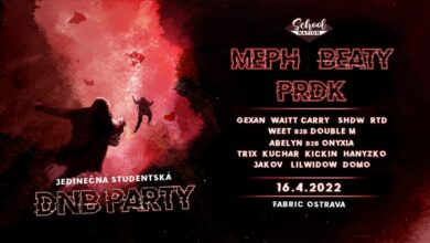 Photo of School Nation D'N'B / Meph / Beaty / Prdk / 16.04.2022 / Fabric Ostrava