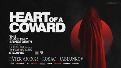 Photo of HEART OF A COWARD, GHOST IRIS, THECITYISOURS, STELLVRIS – ROKAC – JABLUNKOV