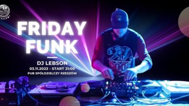 Photo of Friday FUNK by Lebson 03.11.2023 w Pubie Spółdzielczym