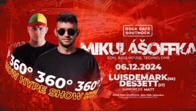 Photo of MIKULÁŠOFFKA – 360° HYPE SHOW – LUIS DE MARK (SK) DES3ETT (IT), (MATT)