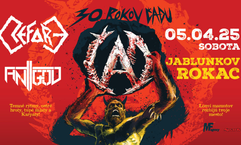 Photo of ČAD, REFORE, ANTIGOD – 30 ROKOV ČADU TOUR – Rock Café Jablunkov