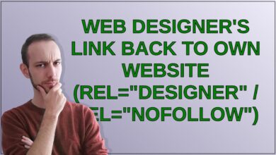 Photo of Webmasters: Web designer’s link back to own website (rel=”designer” / rel=”nofollow”)