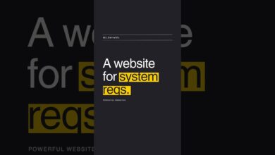 Photo of A website for system requirements. Powerful websites part 246