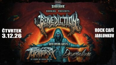 Photo of BENEDICTION (GB), TORTHARRY, DYSANGELIUM – 3.12.2026- ROCK CAFÉ JABLUNKOV